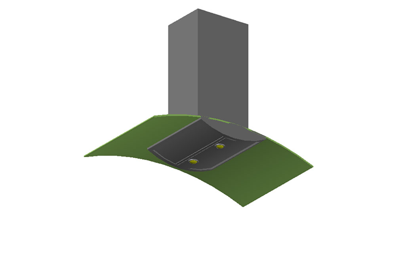 دانلود فایل اتوکد هود آشپزخانه 3D CAD Drawing