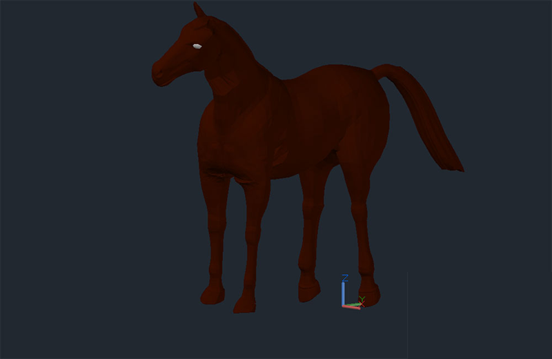 دانلود فایل اتوکد اسب 3D CAD Drawings