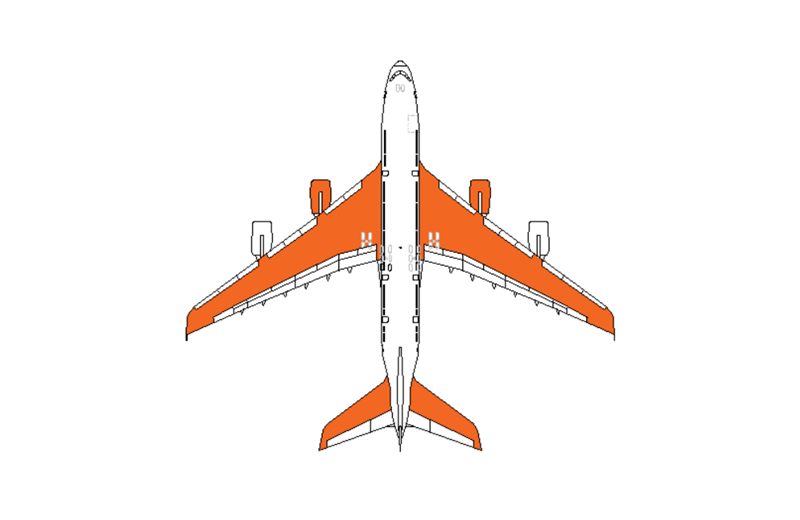 دانلود فایل اتوکد ایرباس 380 dwg در اتوکد