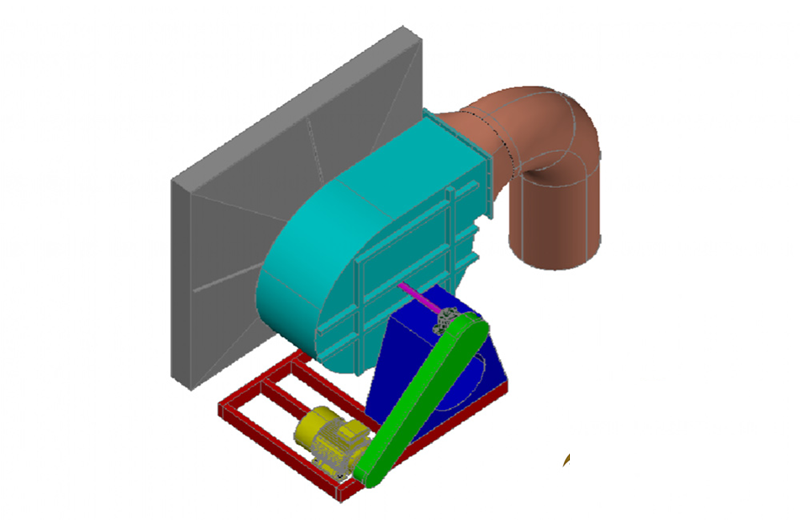  دانلود فایل اتوکد توربین سه‌بعدی DWG