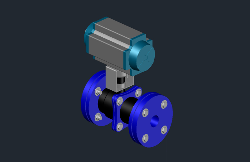 دانلود فایل Electrovalf 3D DWG